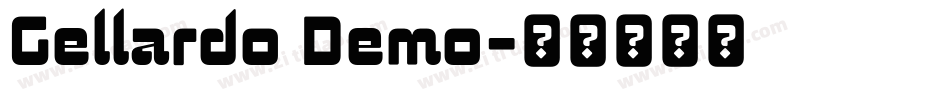 Gellardo Demo字体转换